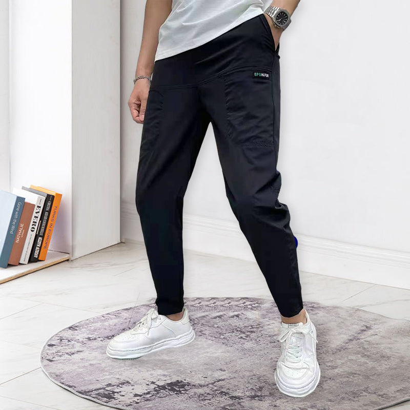 Men's High Stretch Skinny Cargo-bukser med flere lommer