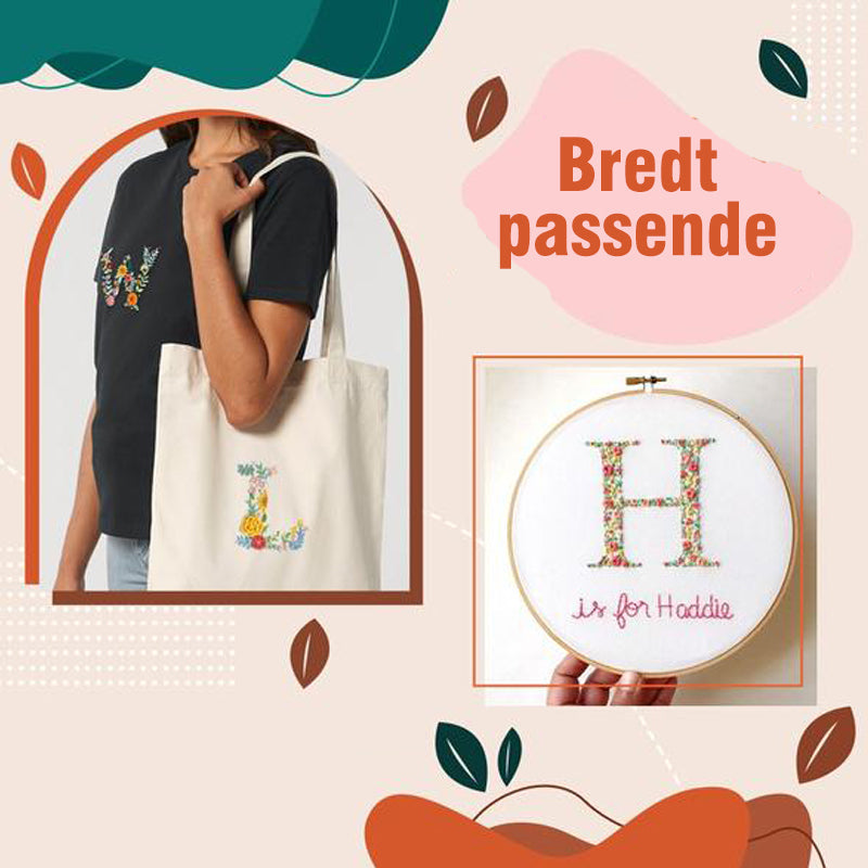 Fasjonable DIY broderisett