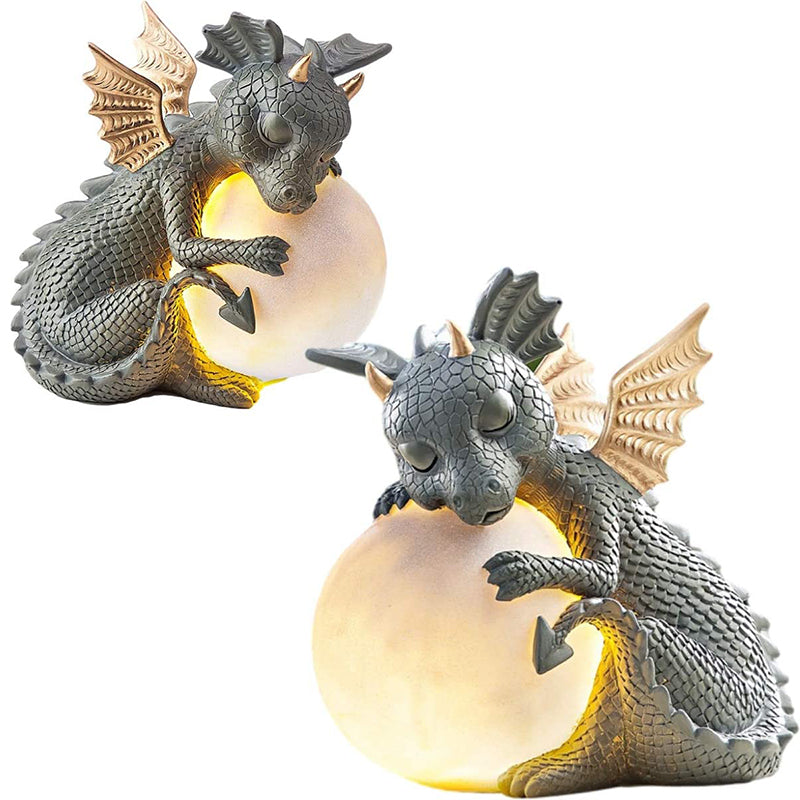 MystiCalls Garden Dragon Meditated  Statue Collecting