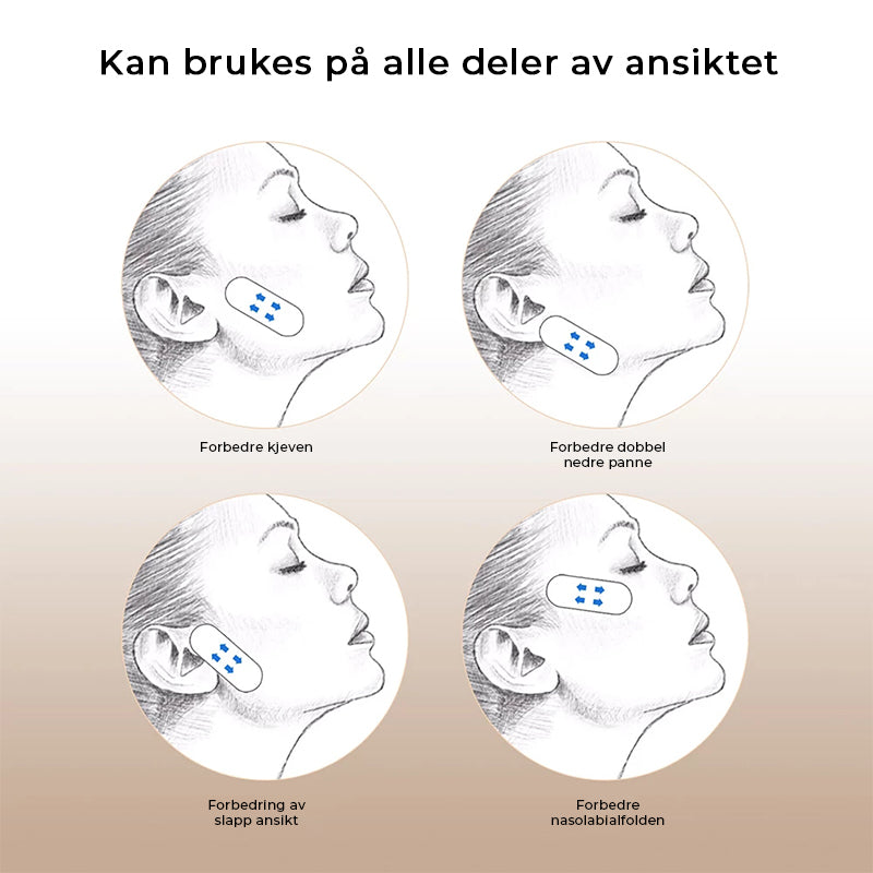 Usynlig ansiktsløftertape