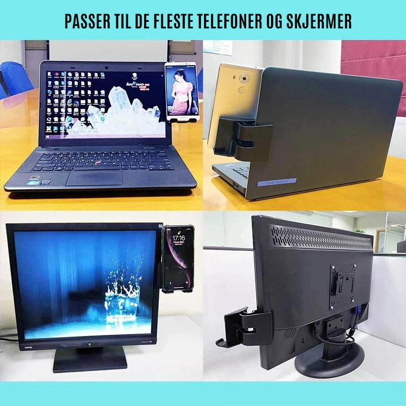 Laptop sidetelefonholder