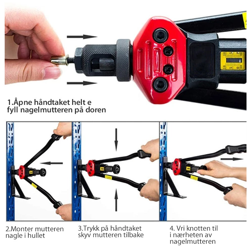 Premium automatisk nitverktøysett