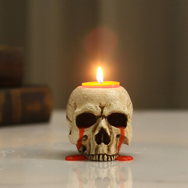 Skeleton Candlestick Holder