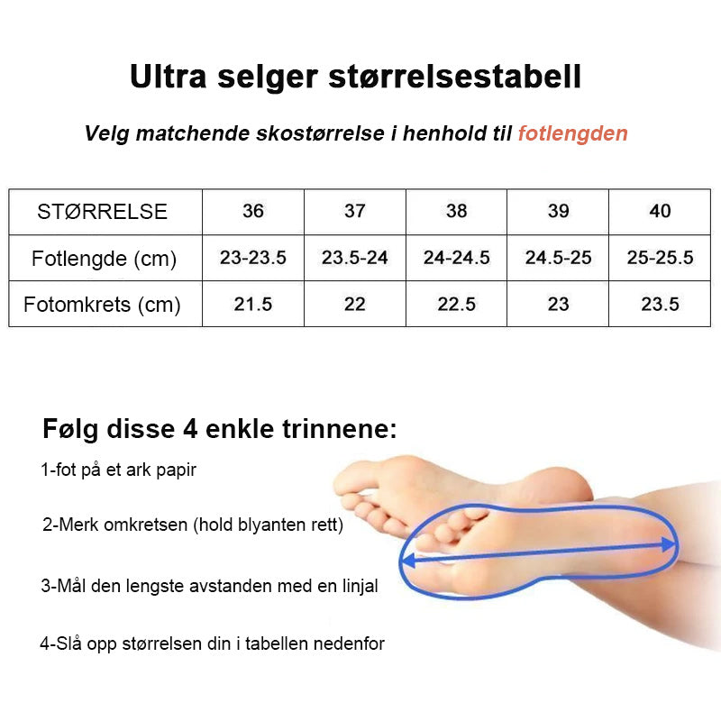 Stilige komfortable sandaler med platå kiler