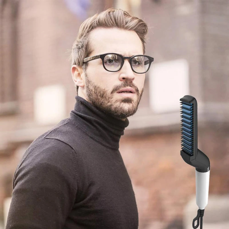 Beard Straightening Comb og Alt i ett styler