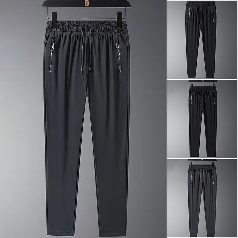 Casual Ice Silk joggebukse for menn