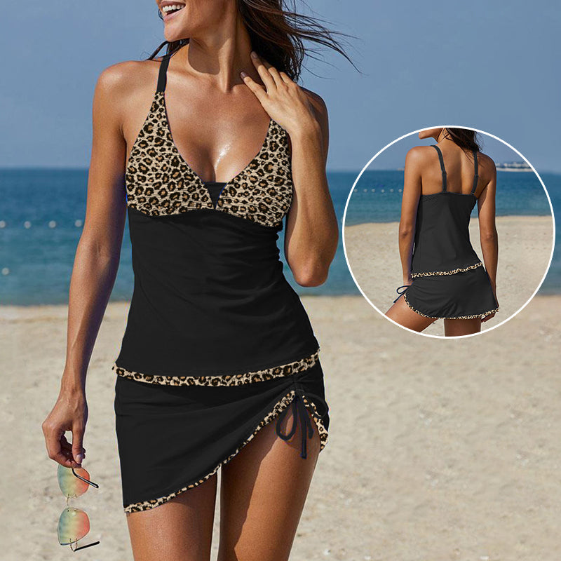 Sexy Leopard Camisole Tankini