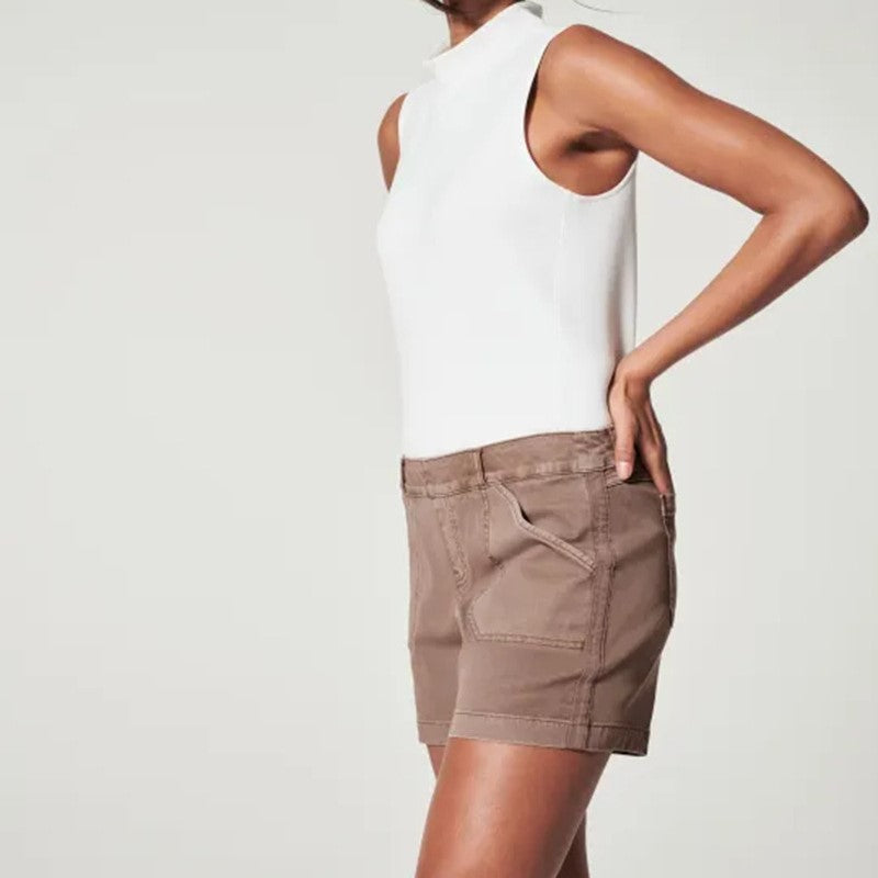 Stretchshorts for kvinner med twill