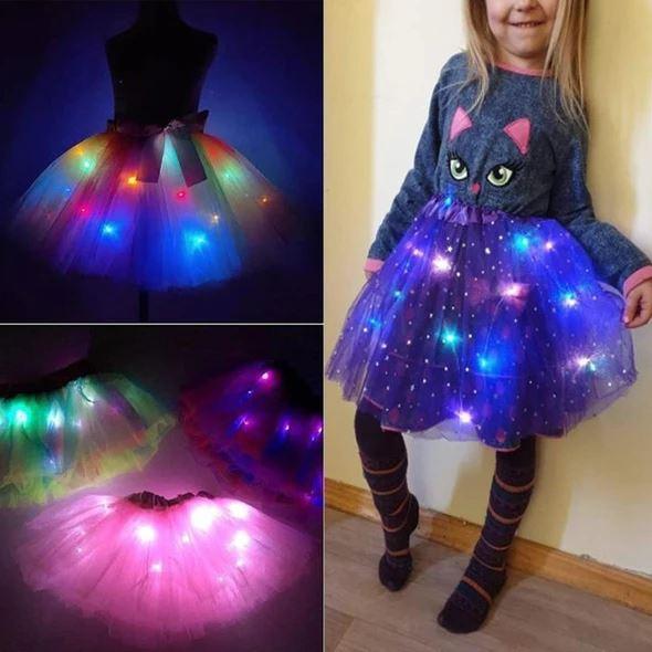 Magisk og lysende LED ballerina-skjørt